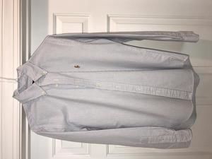 Men's Polo Ralph Lauren Oxford blue and white striped